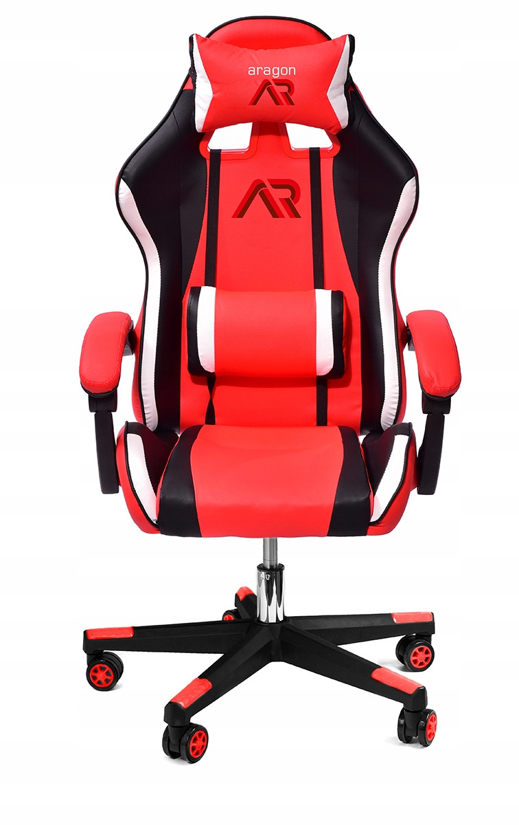 Компьютерное кресло для геймера JUMI ARAGON TRICOLOR RED - фото 7 - id-p2085343317