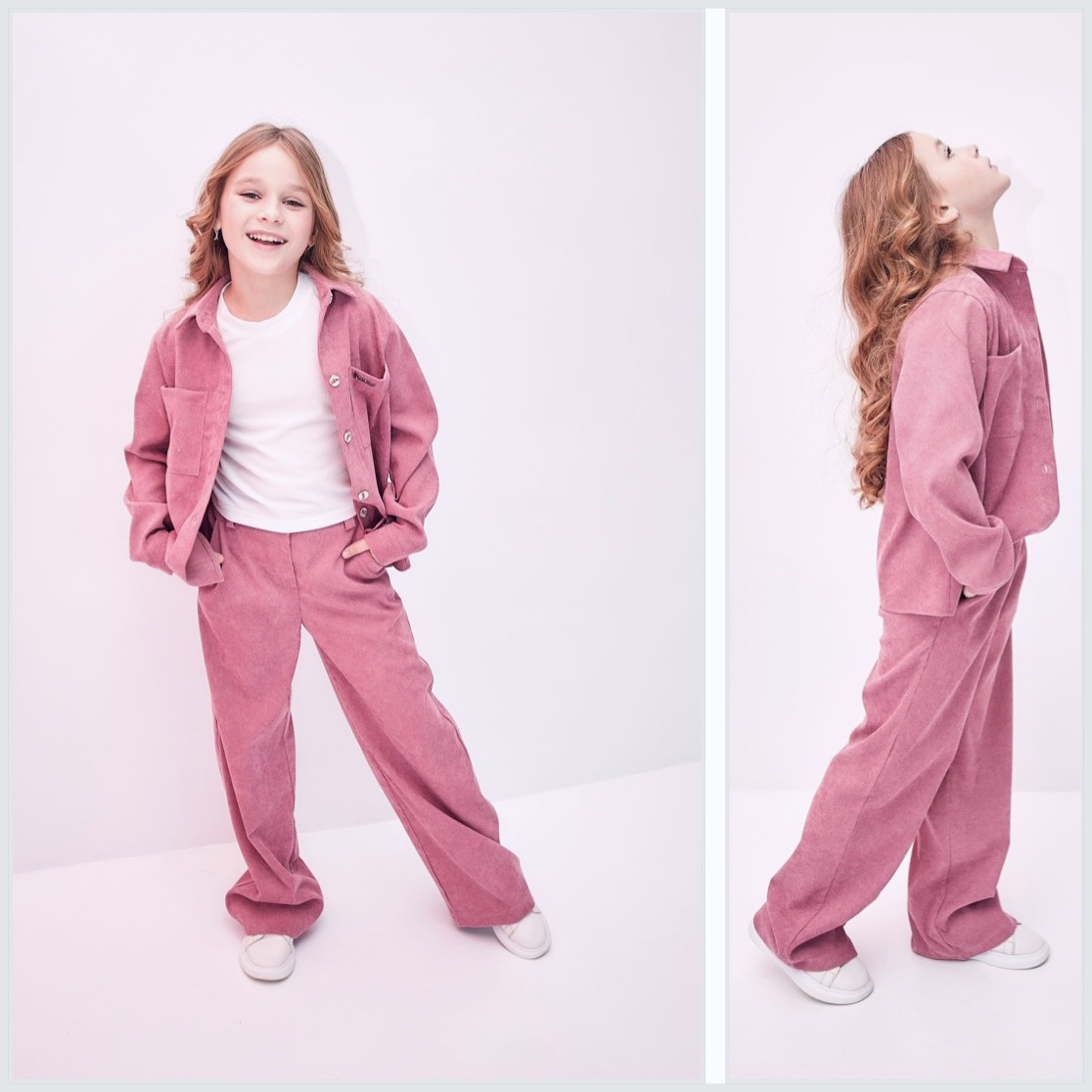 Костюм для дівчинки вельвет Мрія | на зріст 122-152р.