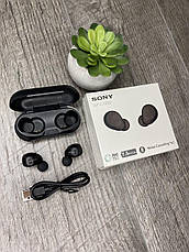 Бездротові навушники для Sony WF-C700N Black Bluetooth, фото 4