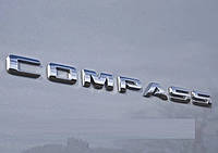 Эмблема надпись задняя COMPASS на багажник для Jeep Compass 320х20