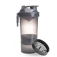 Шейкер спортивный SmartShake Original2GO 600ml Dark Gray D_420