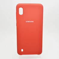 Чехол накладка Silicon Case для Samsung A105 Galaxy A10 Red