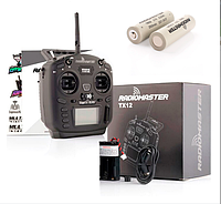 FPV пульт RadioMaster TX12 MKII ELRS M2 Радиоконтроллер TX12 Mark II для FPV дрона с аккумулятором