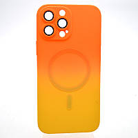 Чохол накладка з MagSafe Bright Case для Apple iPhone 13 Pro Max Orange-Yellow