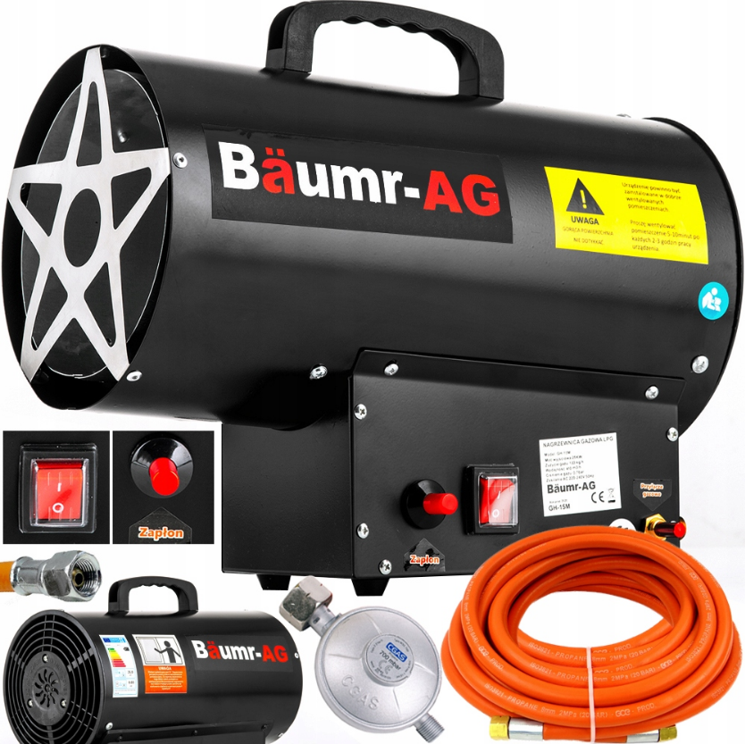 Теплова гармата газова Baumr-Ag 25 кВт (Німеччина)