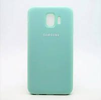 Чехол накладка New Silicon Cover для Samsung J400 Galaxy J4 (2018) Turquoise
