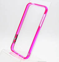 Bumper Creative Case Plastic iPhone 5/5S Pink