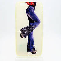 Чехол накладка Protective case для iPhone 6/6S Flower Jeans