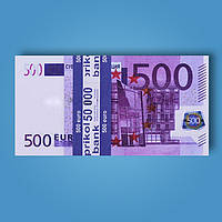 3 шт Сувенирные деньги (500 евро) Код/Артикул 84 EUR-500