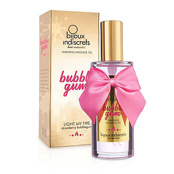 Розігрівальна олія Bijoux Indiscrets Light my Fire — Strawberry Bubblegum, фото 2