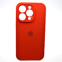 Силиконовый чехол накладка Silicon Case Full Camera для iPhone 14 Pro Red