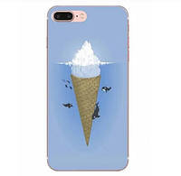 Чехол накладка Glass Design для iPhone 7/iPhone 8/iPhone SE 2020 Ice Cream