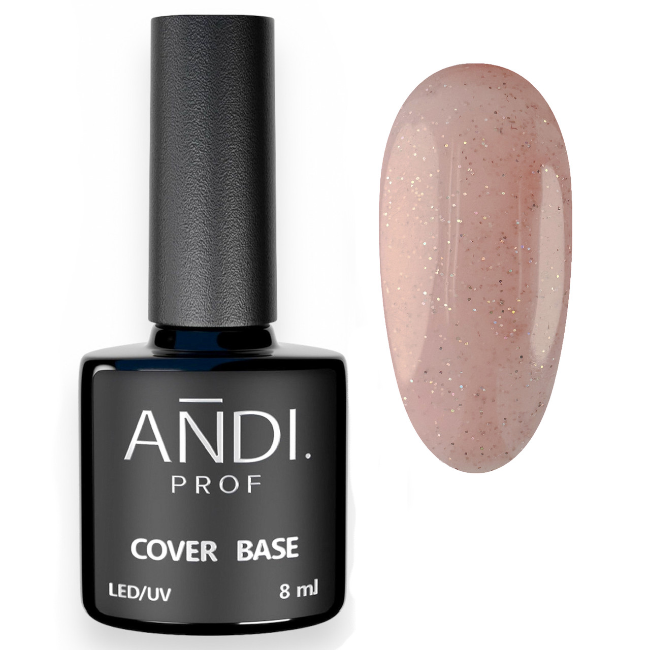Камуфлююча база c шиммером №3, 8мл "ANDI PROF"