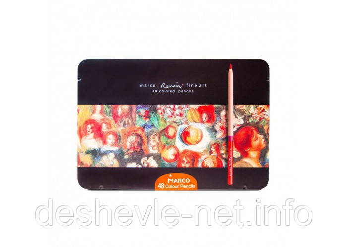 Олівці кольорові Marco Renoir Fine Art 48 кольорів ArtAqua-48TN