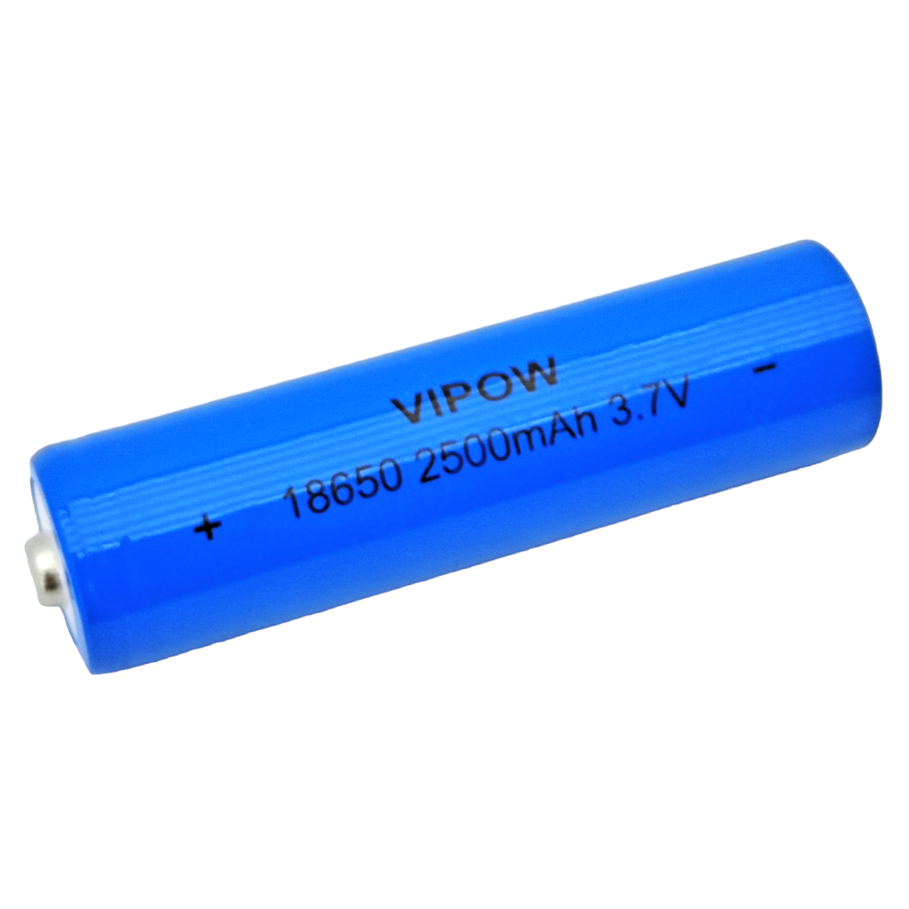 Акумулятор 18650 Li-Ion Vipow ICR18650 TipTop, 2500 mAh, 3.7V, Blue