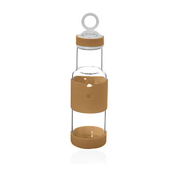 Пляшка з гачком скляна коричневого кольору Код/Артикул 84 AR-02.1