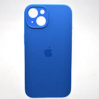 Силиконовый чехол накладка Silicon Case Full Camera для iPhone 13 Mediterranean Blue