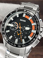 Мужские часы Skmei 9167 Silver-orange