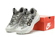 Кросівки чоловічі Nike ACG Mountain Fly 2 Grey White Взуття Найк Маунтін Флай сірі текстиль нейлон демісезон, фото 6