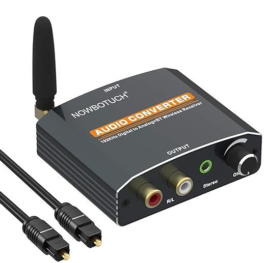 Цифро-аналоговий аудіоконвертер із приймачем Bluetooth NOWBOTUCH T-609B 192 кГц