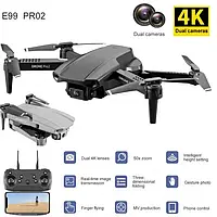 ✨Квадрокоптер E99 PRO, радіокерований дрон на пульті з камерою 4k WIFI