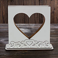 Рамка-Сосуд "Сердце с орнаментом" для свадебной песочной церемонии (арт. SD-00022) Код/Артикул 84 SD-00022