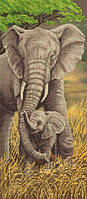 Схема для вышивки бисером Слоны
