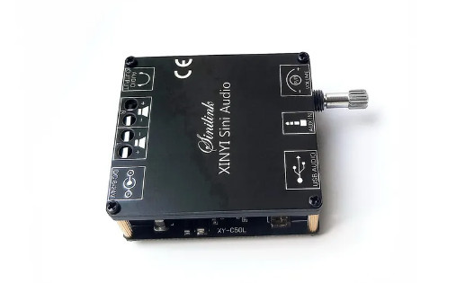 Плата підсилювача Bluetooth 5.0 50Wx2 3.5MM USB живлення XY-C50L, фото 1