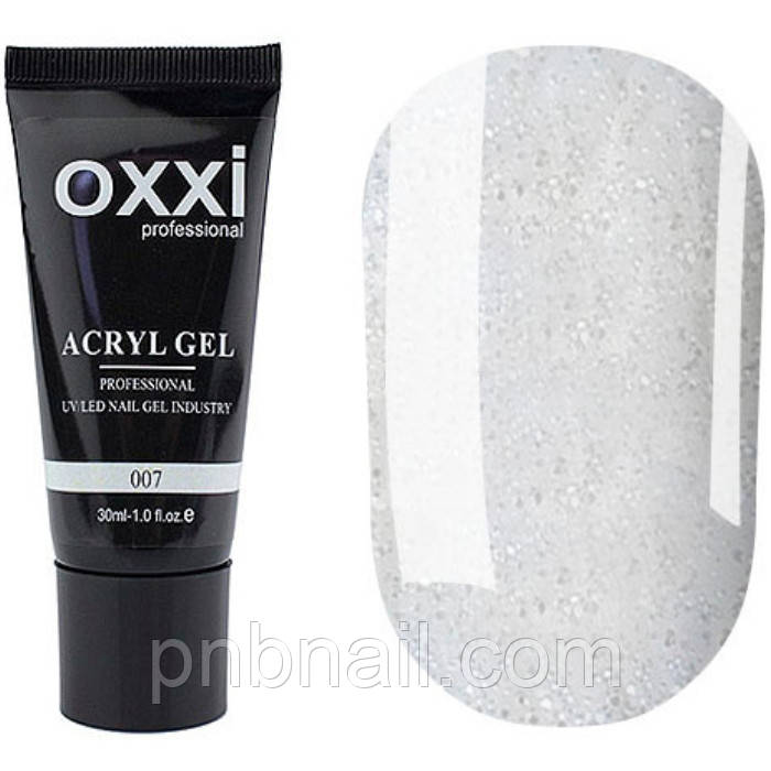 Acryl-Gel OXXI professional 07( молочний із шимером), 30 мл