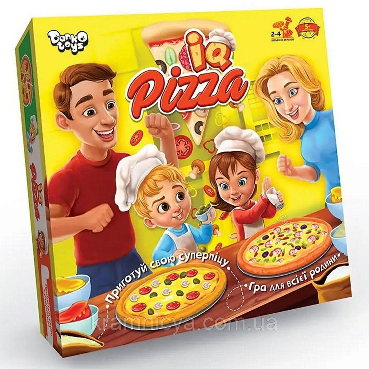 Настільна розважальна гра IQ Pizza (укр.), Danko Toys (G-IP-01U)