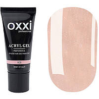 Acryl-Gel OXXI professional 08 ( молочный персиковый с шиммером ) , 30 мл