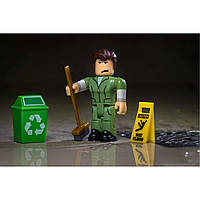 ФИГУРКА ДЛЯ ГЕЙМЕРОВ JAZWARES ROBLOX CORE FIGURES WELCOME TO BLOXBURG: GLEN THE JANITOR W3 (ROG0106)