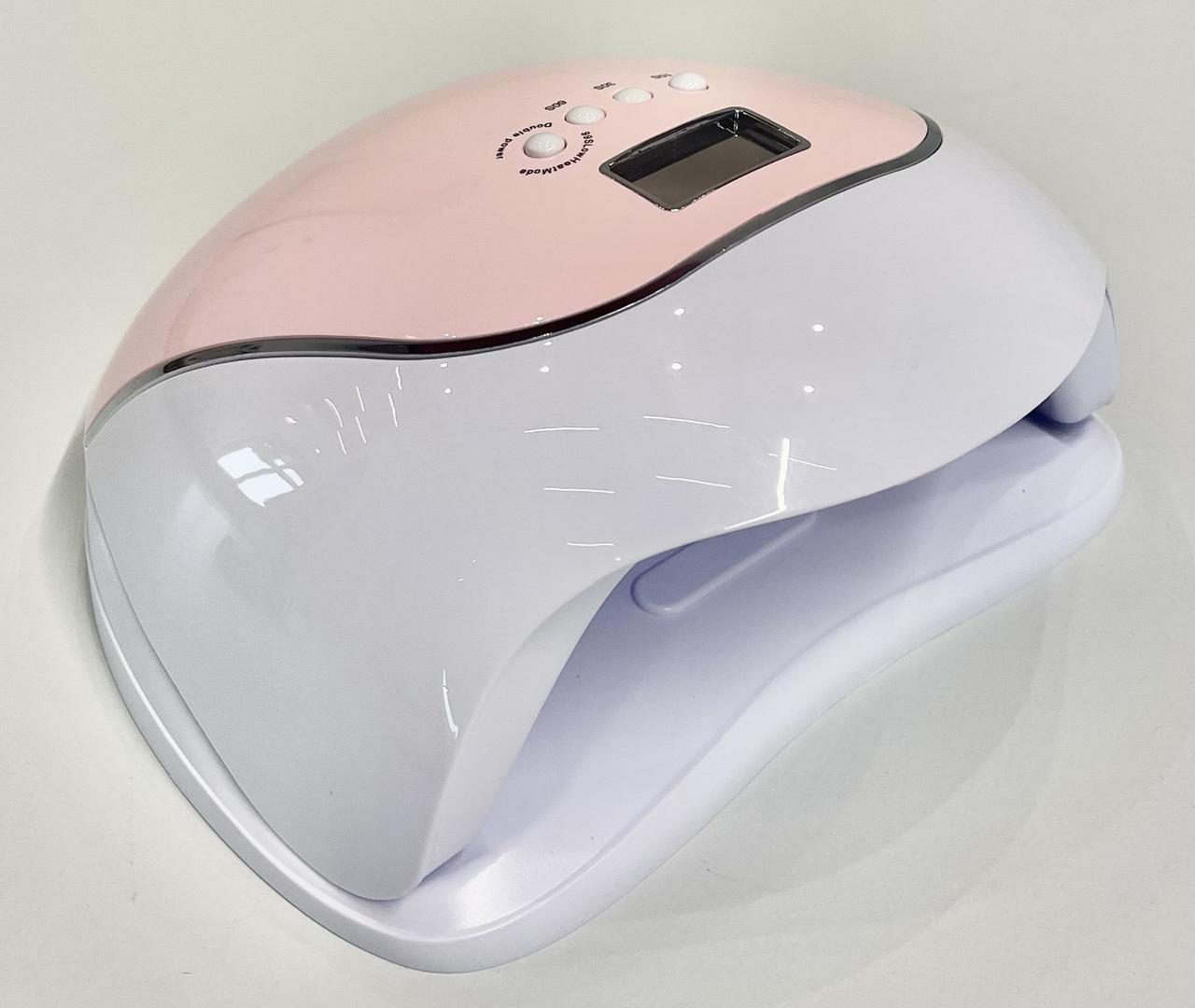 LED+UV SUN BQ-V5 120W MACAROON PINK (макаруні рожева), фото 1