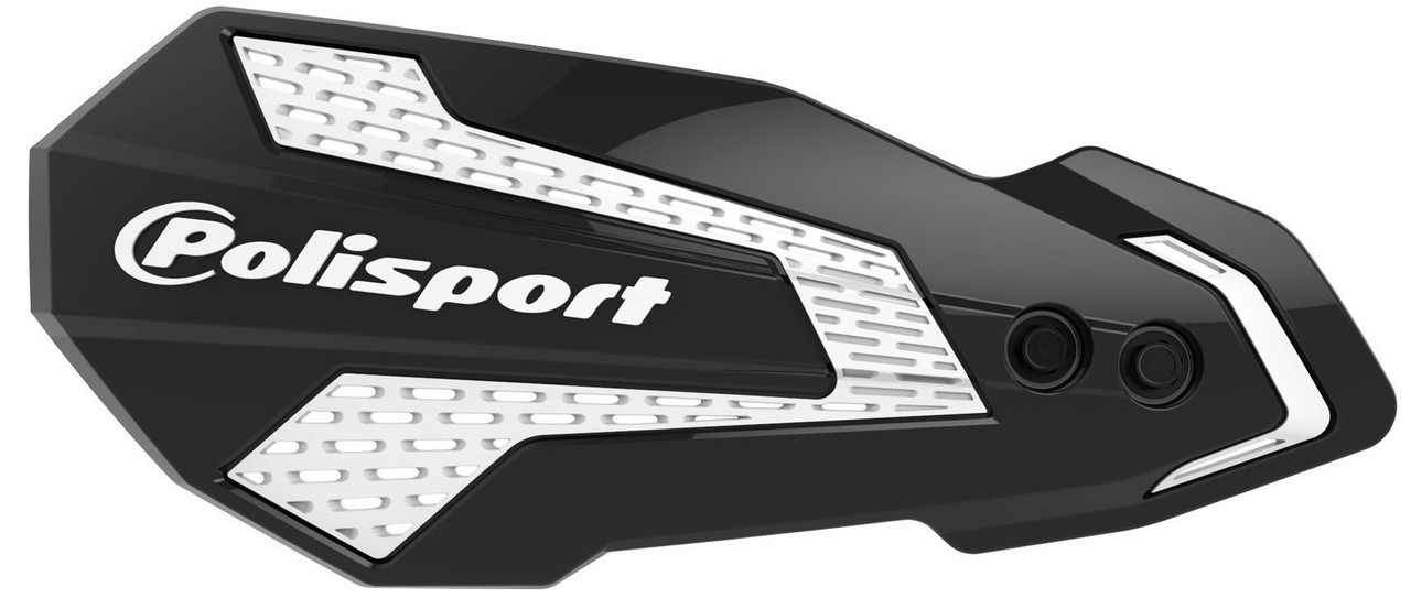 Пластик захисту рук Polisport MX Flow Handguard - Husqvarna чорний, No bar