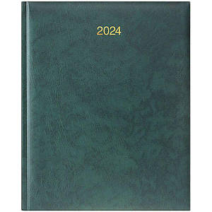 Щотижневик датований 2024 рік, А4 формату, зелений, 152 аркуши Brunnen Бюро Miradur