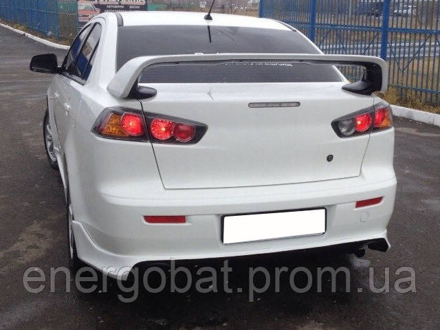 Mitsubishi lancer X Спойлер ЭВО, Митсубиси Лансер 10 Спойлер на ...