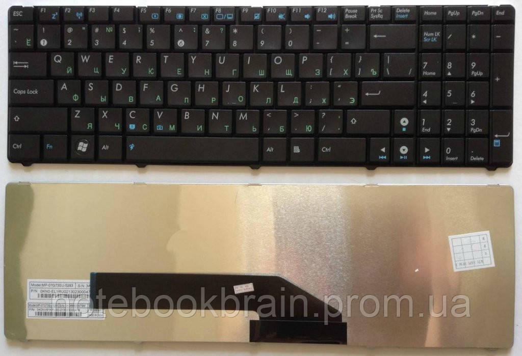 Клавиатура ASUS K51A K51AB K51AC K51AE X70IL K60I