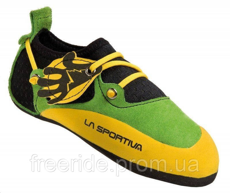 Скальні туфлі дитячі La Sportiva Stickit lime/yellow
