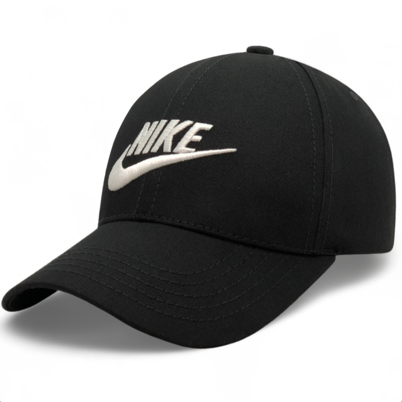 Кепка Бейсболка Nike - чорна з білим логотипом M 54-58 \ L 59-62
