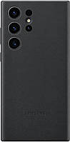 Чехол Samsung Leather Case Black для Galaxy S23 Ultra SM-S918