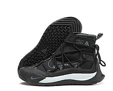 Зимові Чоловічі Кросівки Nike ACG Terra Antarktik GORE-TEX Black / Найк АСГ Терра Антарктик Чорні з Білим, фото 3