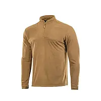 Прочная флиска койот M-TAC Delta Fleece, кофта военная утепленная, флисовая кофта для ВСУ