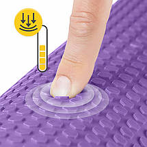 Масажний ролик 4FIZJO CARE+ EVA 45 x 15 см (валик, ролер) 4FJ0331 Purple Poland, фото 3