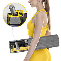 Масажний ролик 4FIZJO CARE+ EVA 60 x 15 см (валик, ролер) 4FJ0523 Grey Poland, фото 5