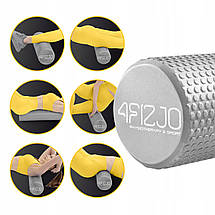 Масажний ролик 4FIZJO CARE+ EVA 45 x 15 см (валик, ролер) 4FJ0330 Grey Poland, фото 5