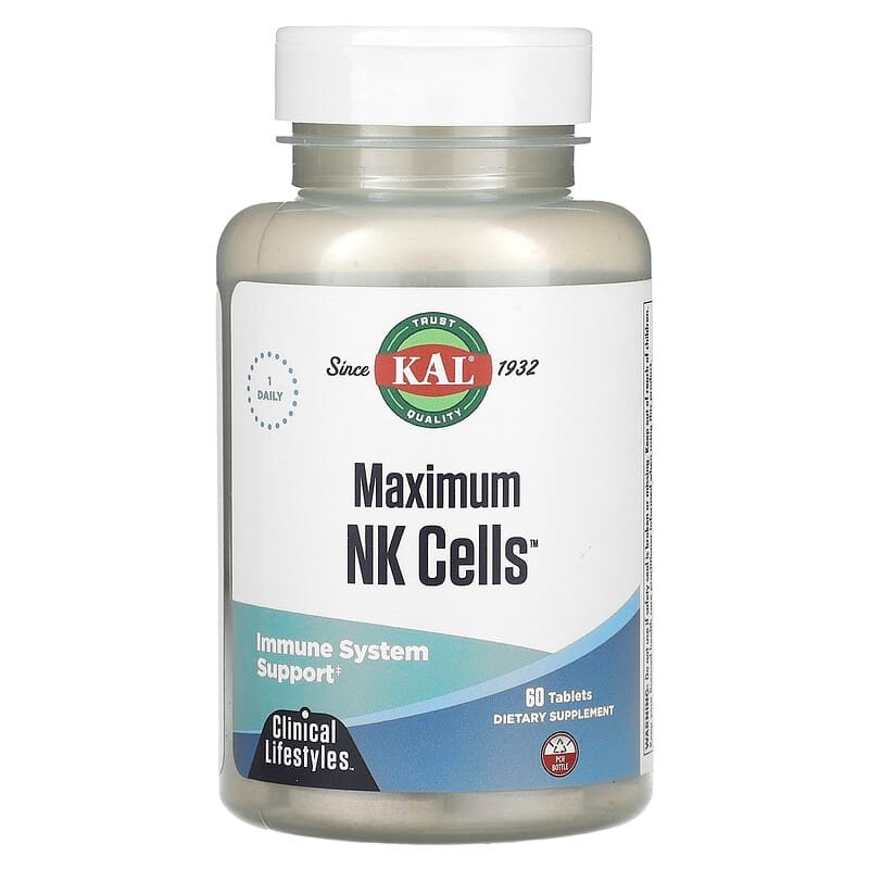 Максимум NK-клітин KAL "Maximum NK Cells" підтримка імунної системи (60 таблеток), фото 1