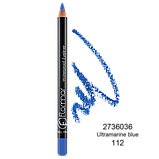 Водостійкий олівець для очей Flormar Waterproof Eyeliner № 112 Ultramarine Blue (Синій), фото 2