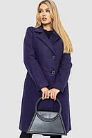 Пальто женское, цвет темно-фиолетовый, 186R290