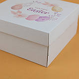 Коробка подарункова до Великодня 200*200*100 мм Коробка картонна під великодні подарунки сувеніри прикраси, фото 2