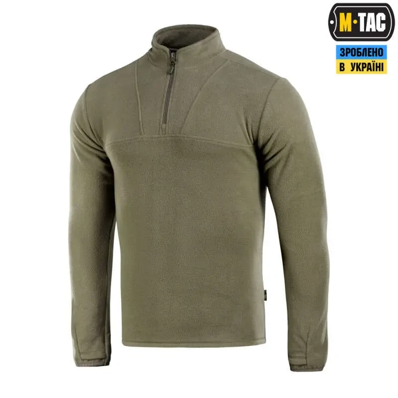 Штурмовая кофта утепленная M-TAC Delta Fleece, тактическая флиска, армейская флисовка олива - фото 1 - id-p2085411894